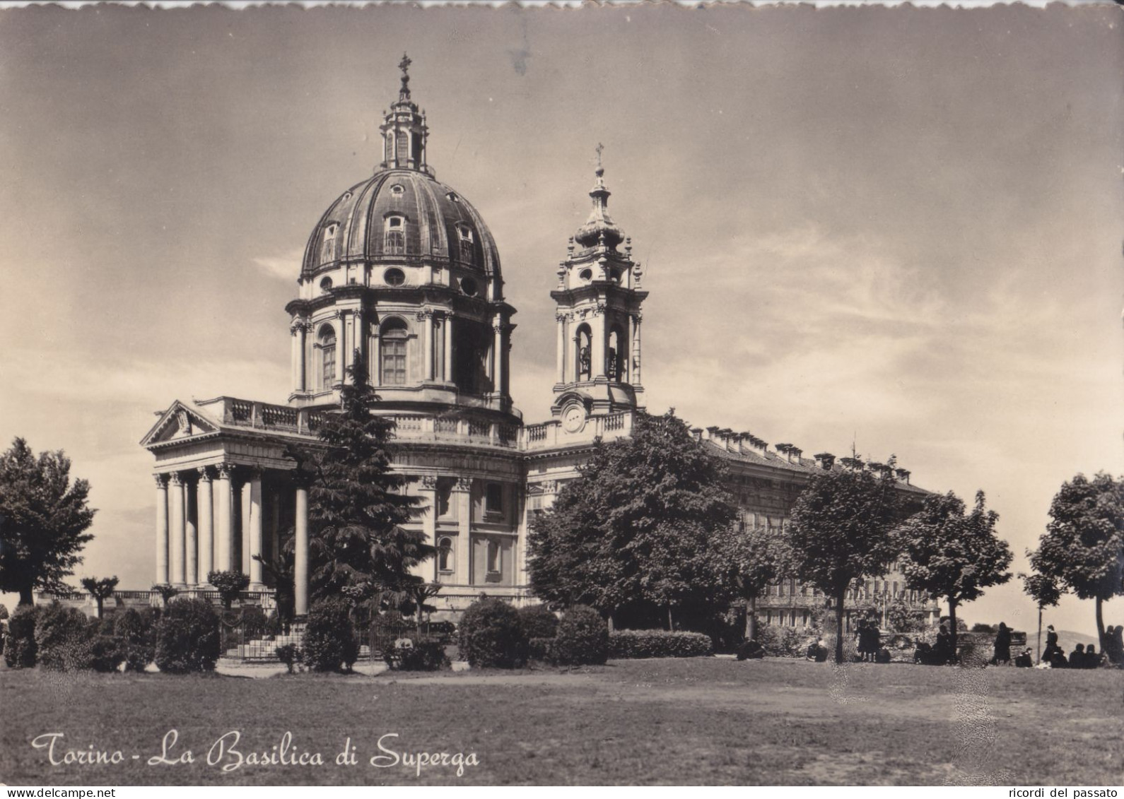 Cartolina Torino - Basilica Di Superga - Kerken