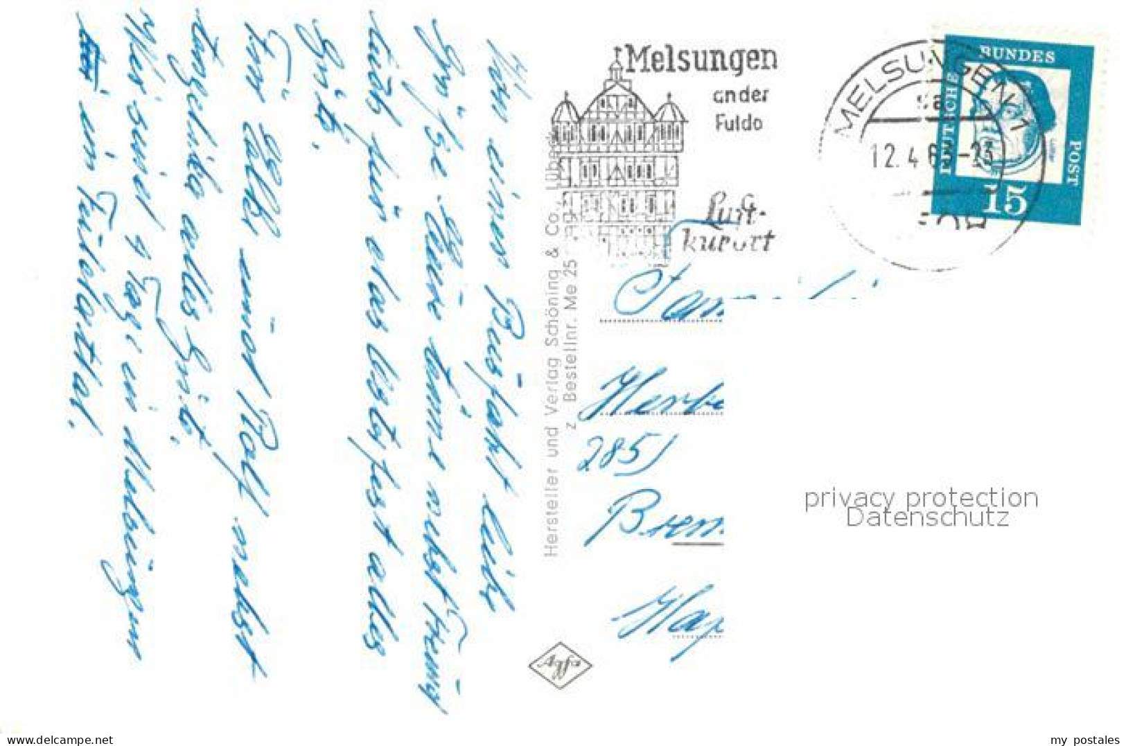 72792476 Melsungen Fulda Gesamtansicht Rathaus Schloss Stadtkirche Fitzlarer Str - Melsungen