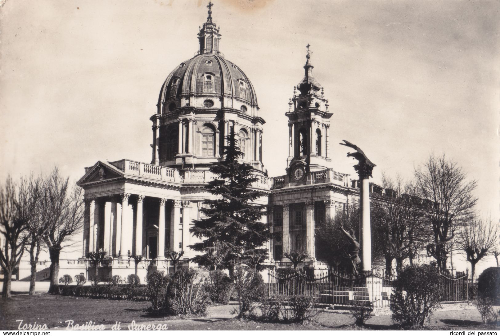 Cartolina Torino - Basilica Di Superga - Kerken