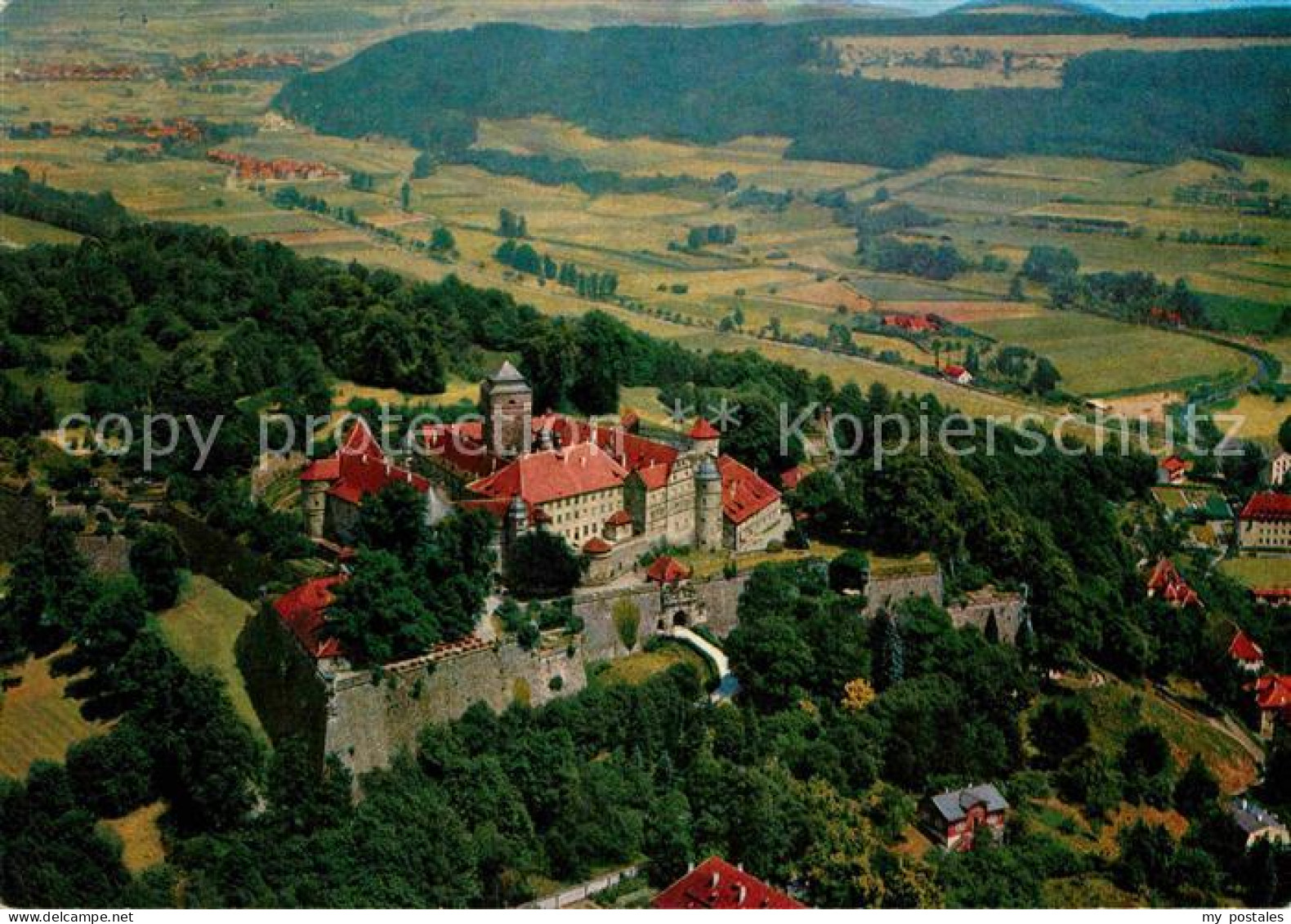 72792382 Kronach Oberfranken Fliegeraufnahme Veste Rosenberg Kronach - Kronach