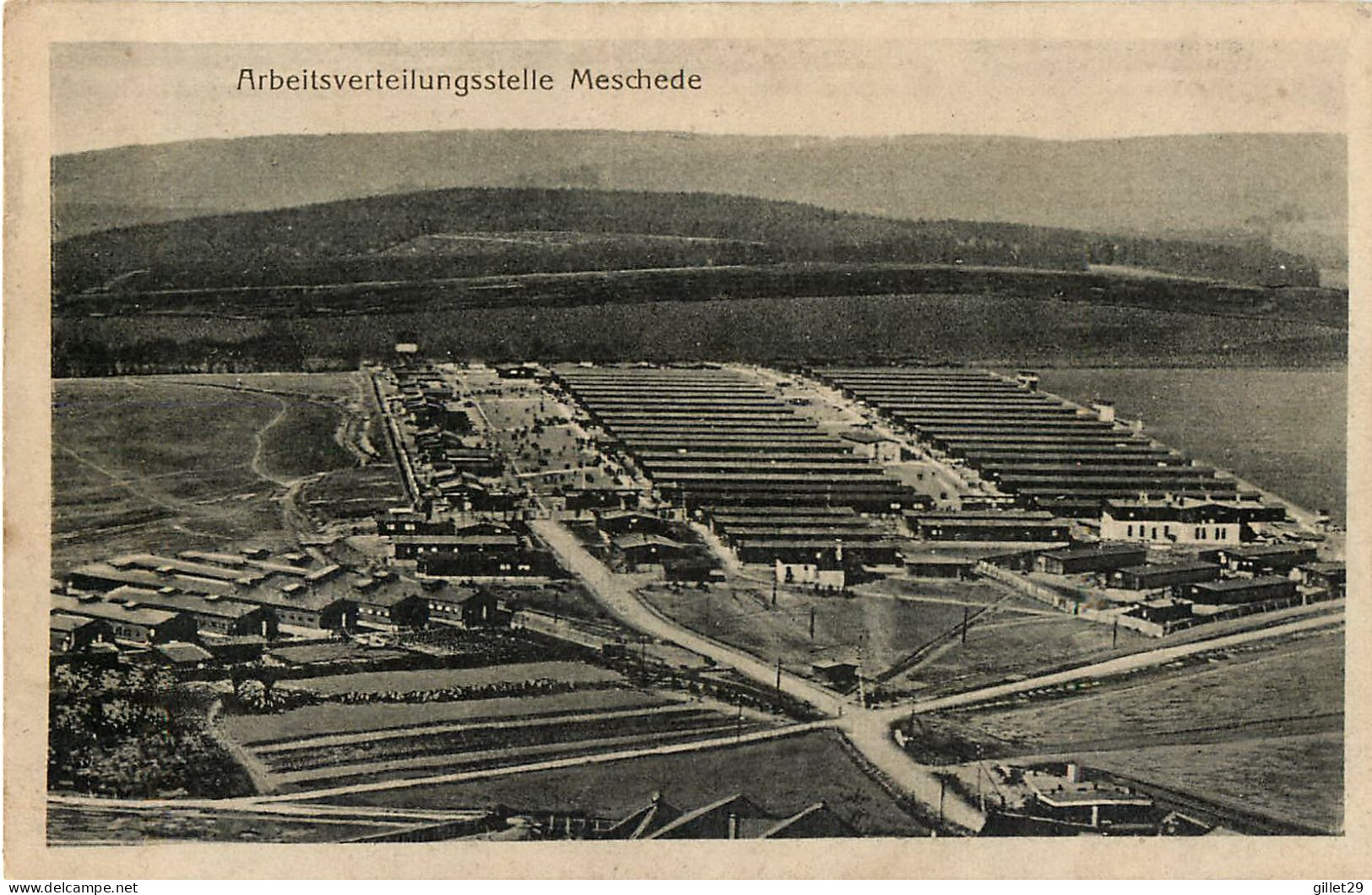 MESCHEDE, GERMANY -POINT DE RÉPARTITION DU TRAVEL DE MESCHEDE -  ARBEITSVERTEILUNGSSTELLE - - Meschede