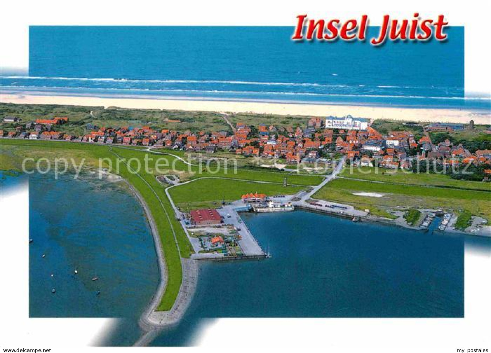 72792296 Juist Nordseebad Fliegeraufnahme Mit Strand Juist - Juist