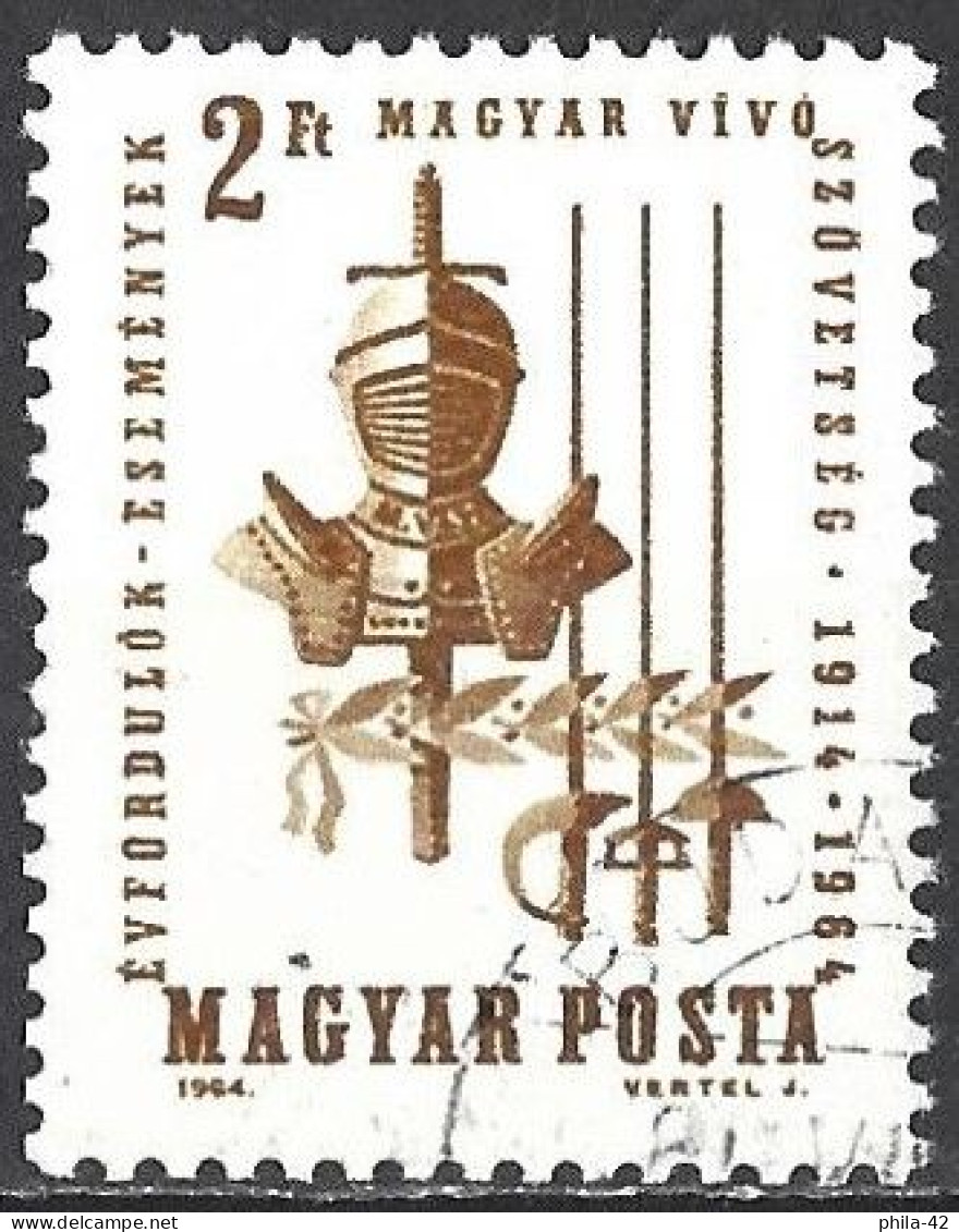 Hungary 1964 - Mi 2008 - YT 1638 ( Hungarian Fencing Associations ) - Schermen