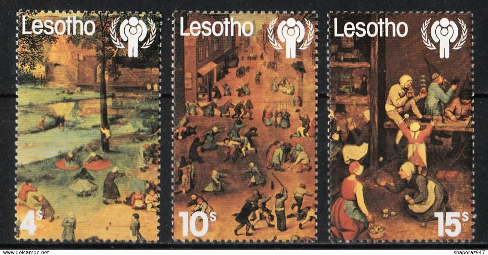 1979 Lesotho International Year Of The Child Set MNH** B587 - UNICEF