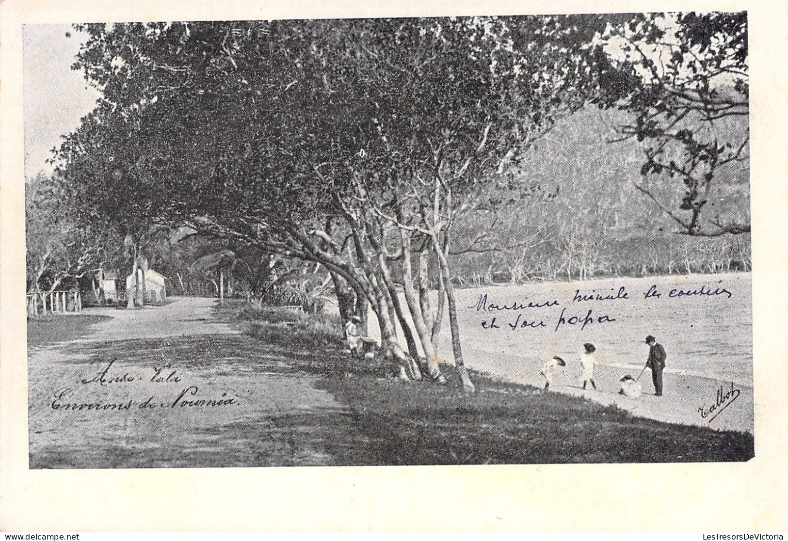 Nouvelle Calédonie - Anse Vata - Environs De Noumea - Animé -  Carte Postale Ancienne - Nieuw-Caledonië