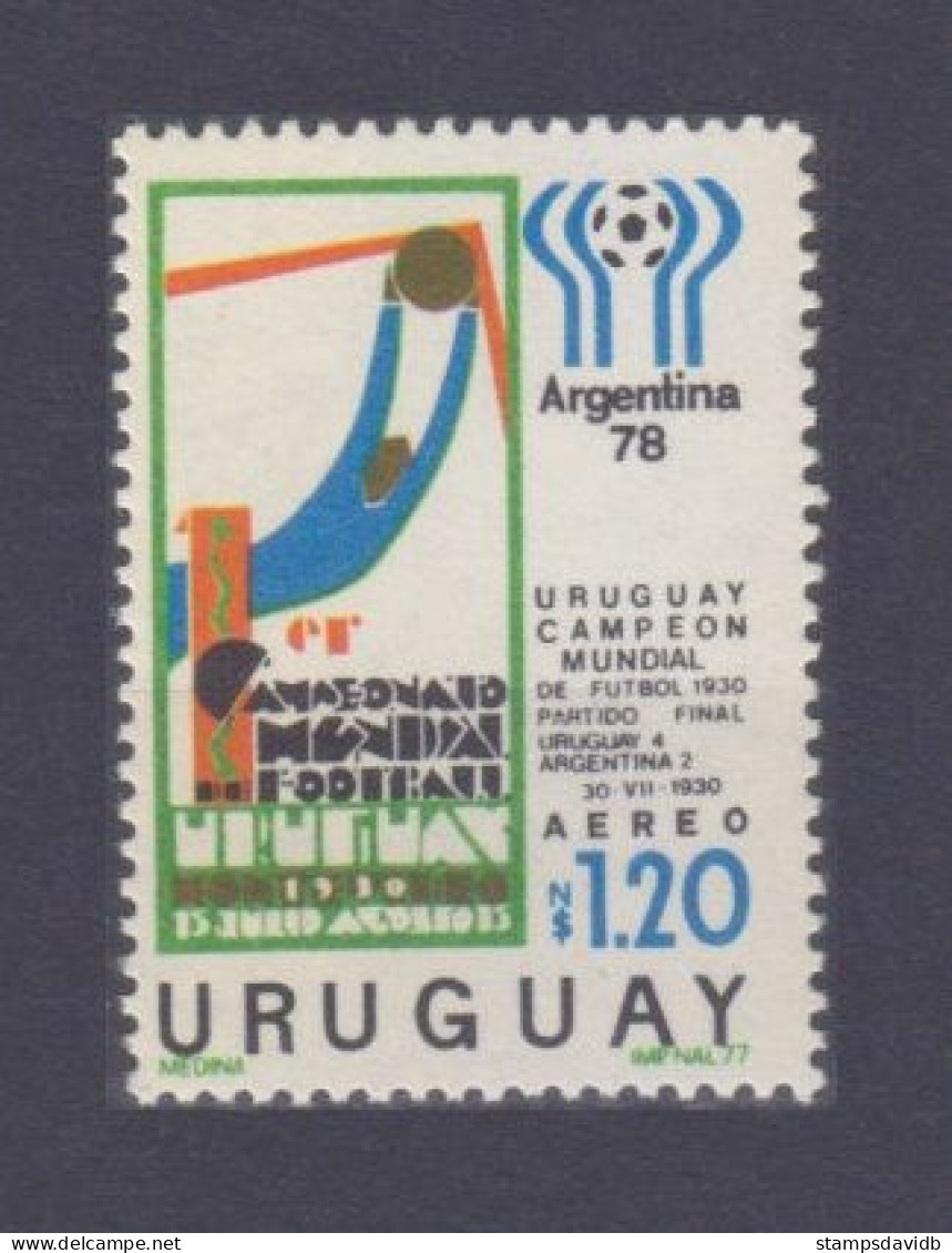 1977 Uruguay 1463 1978 FIFA World Cup In Argentina 6,00 € - 1978 – Argentine