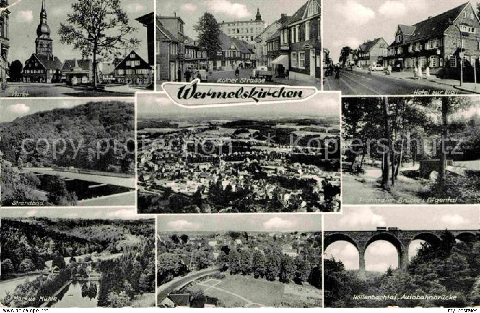 72791577 Wermelskirchen Markt Strandbad Markus Muehle Hoellenbachtal Bruecke Koe - Wermelskirchen