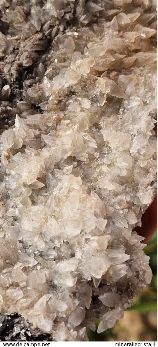 Calcite Siderite Cristalli Su Matrice Provenienza Brosso  Da Museo Peso 1,3 Kg  20x12 Cm - Minéraux