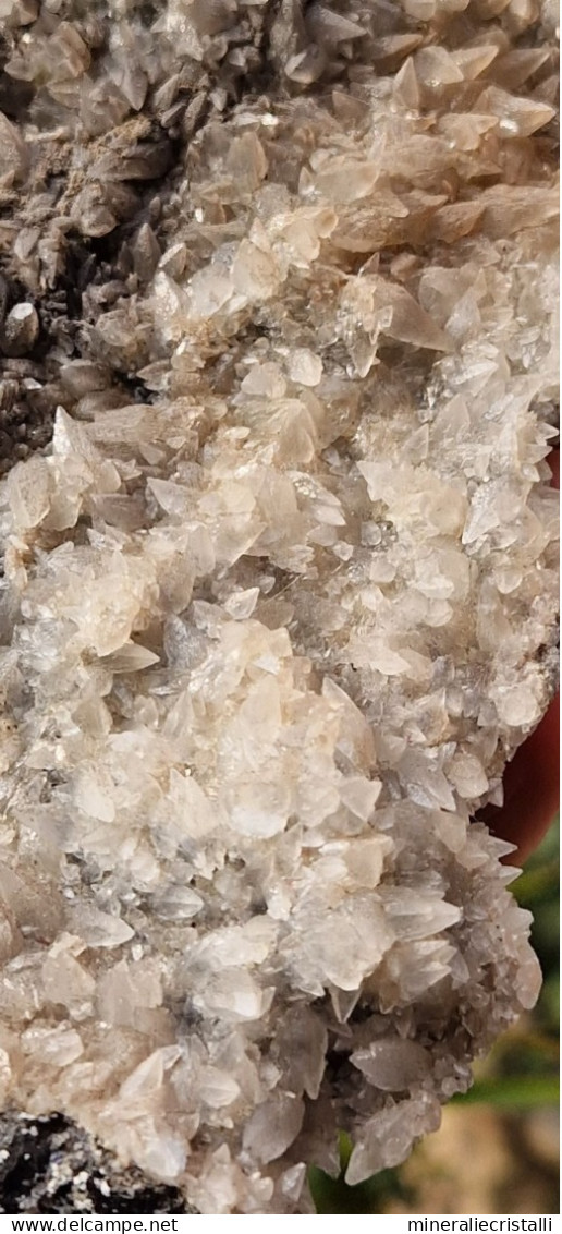 Calcite Siderite Cristalli Su Matrice Provenienza Brosso  Da Museo Peso 1,3 Kg  20x12 Cm - Minerals