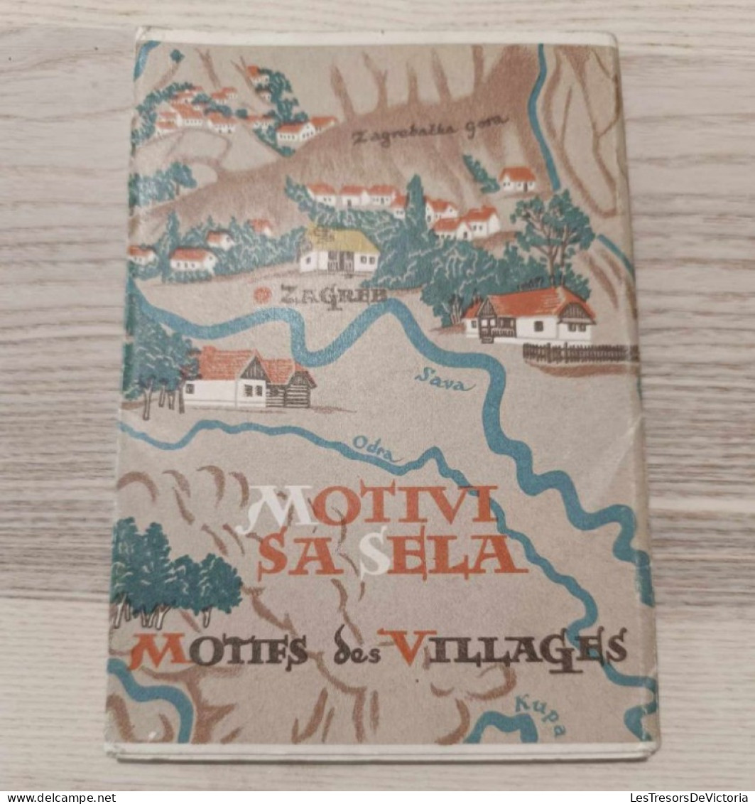 Carnet De Cartes Complet - Croatie - Zagreb - Motifs Des Villages - Cartes Postales Anciennes - Croatia