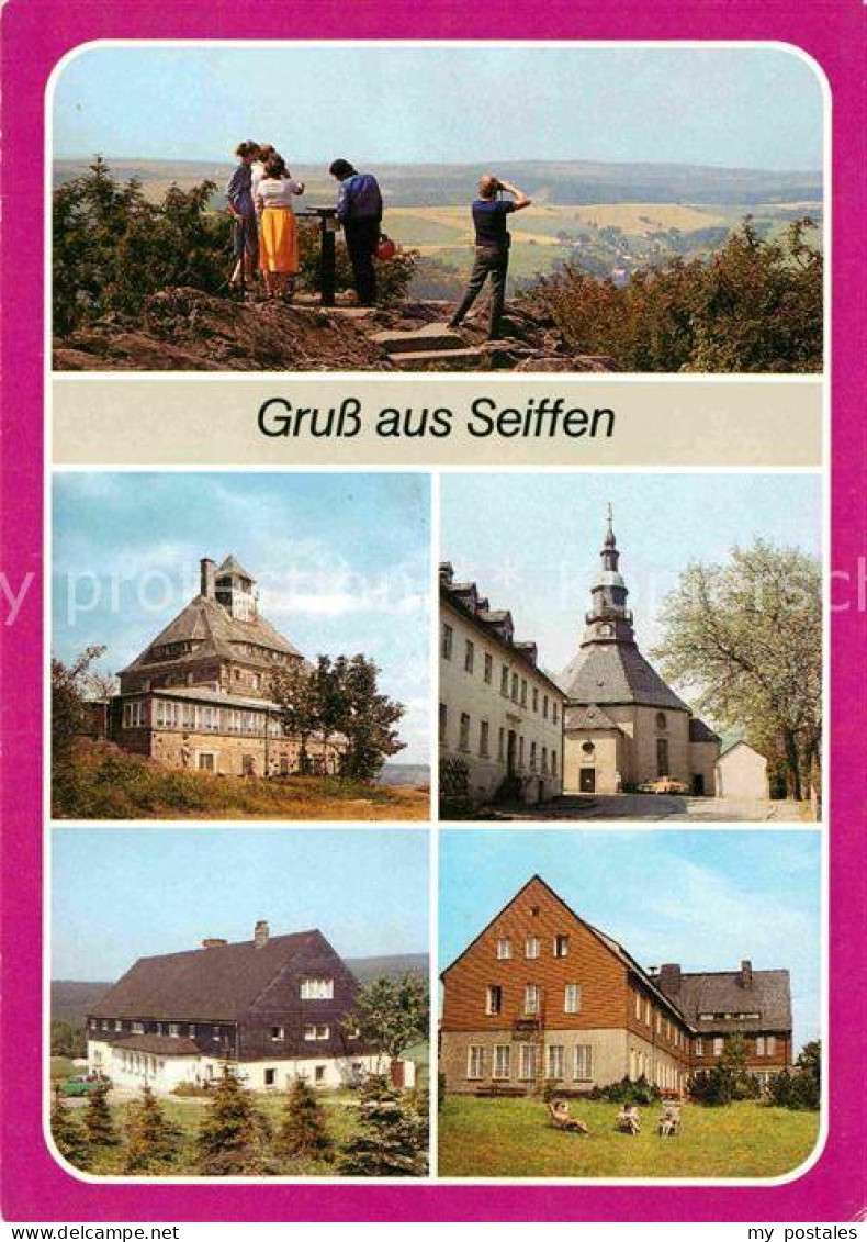 72790644 Seiffen Erzgebirge Bergbaude Rundkirche Kurort Seiffen Erzgebirge - Seiffen