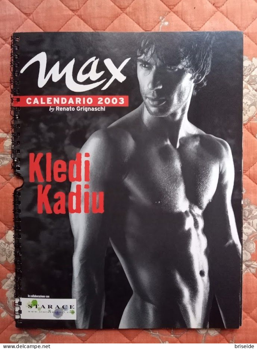 CALENDARIO MAX 2003 BALLERINO KLEDI KADIU DANZA - Grand Format : 2001-...