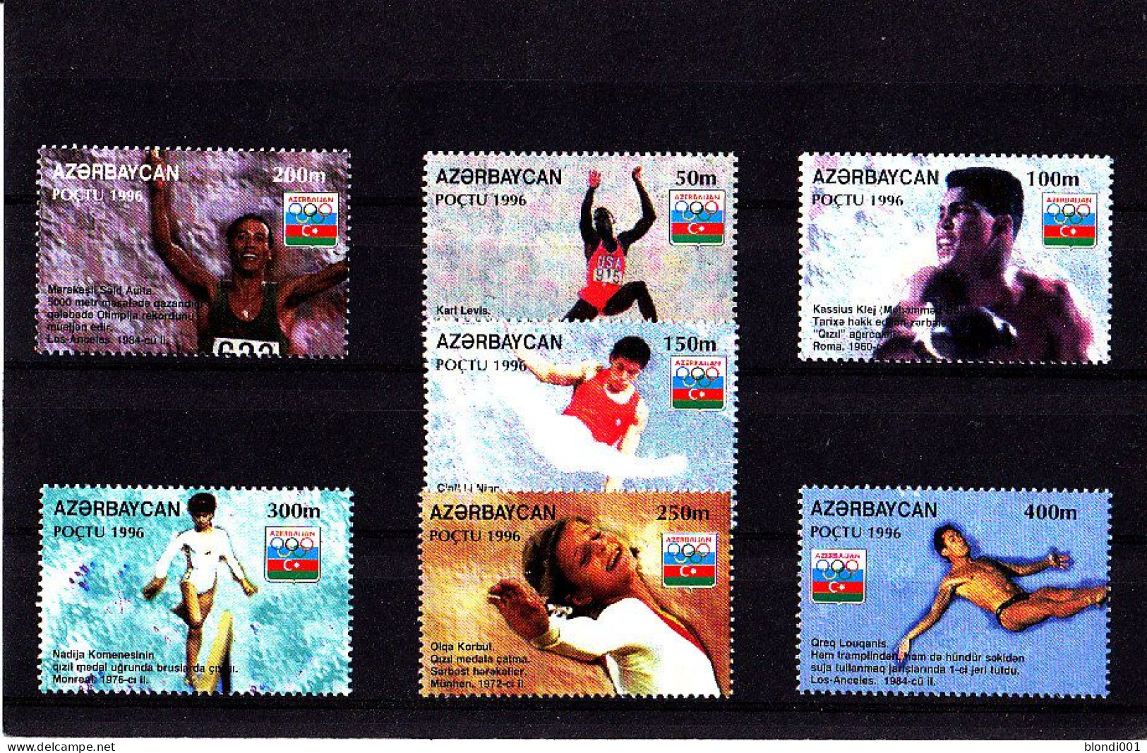 Olympics 1996 - Boxing - AZERBAYCAN - Set MNH - Summer 1996: Atlanta