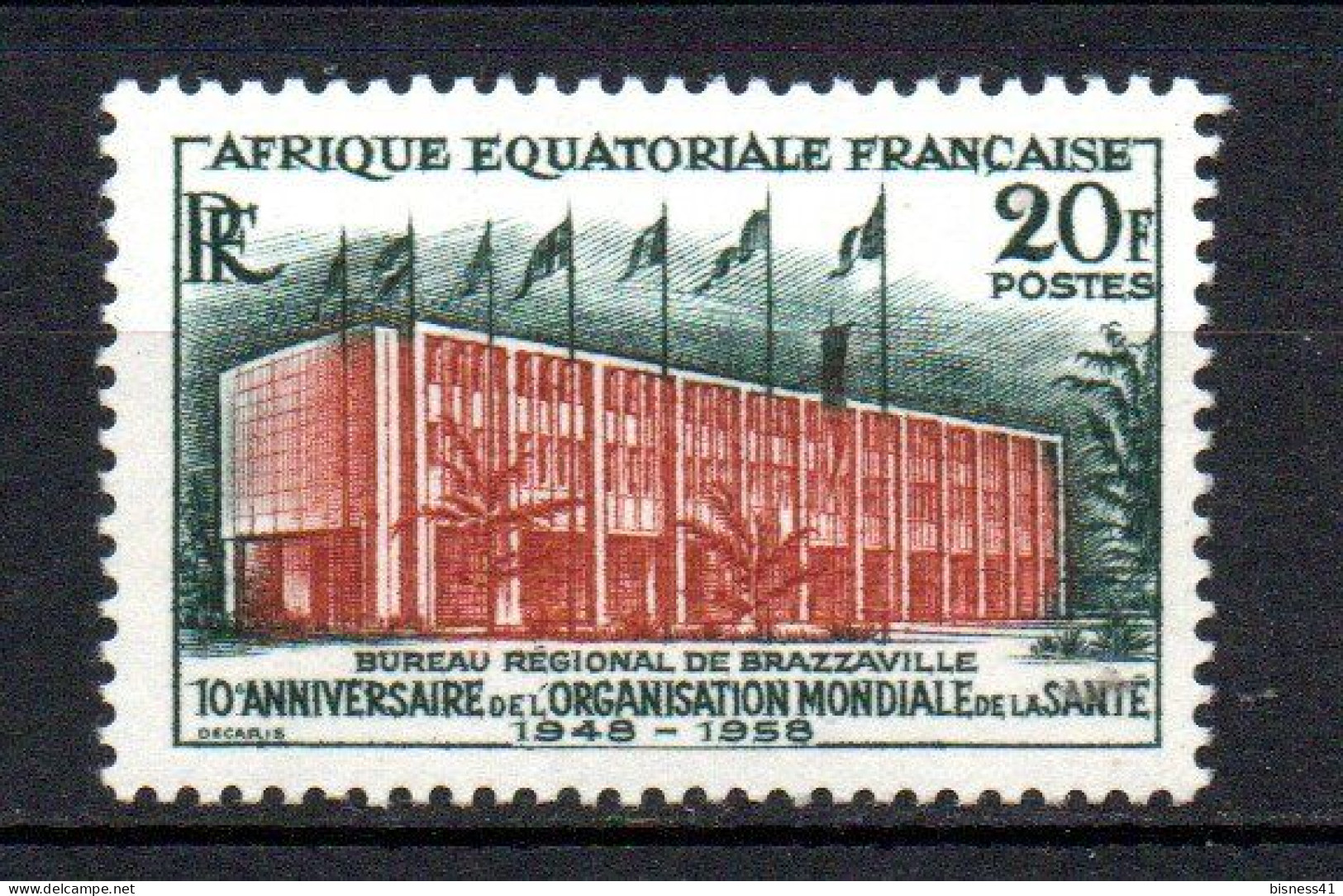 Col41 Colonies AEF Afrique équatoriale N° 242 Neuf XX MNH Cote 2,00 € - Unused Stamps