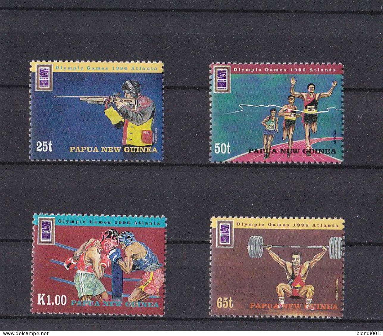 Olympics 1996 - Weightlifting - PAPUA NEW GUINEA - Set MNH - Ete 1996: Atlanta