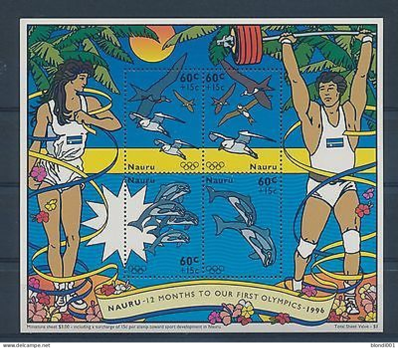 Olympics 1996 - Weightlifting - NAURU - S/S MNH - Ete 1996: Atlanta