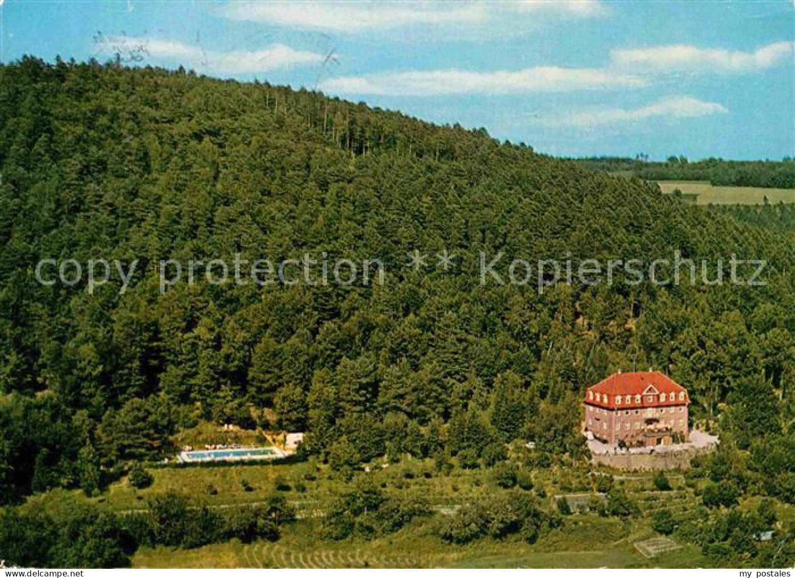 72789913 Hettigenbeuern Fliegeraufnahme Hotel Pension Buchen (Odenwald) - Buchen