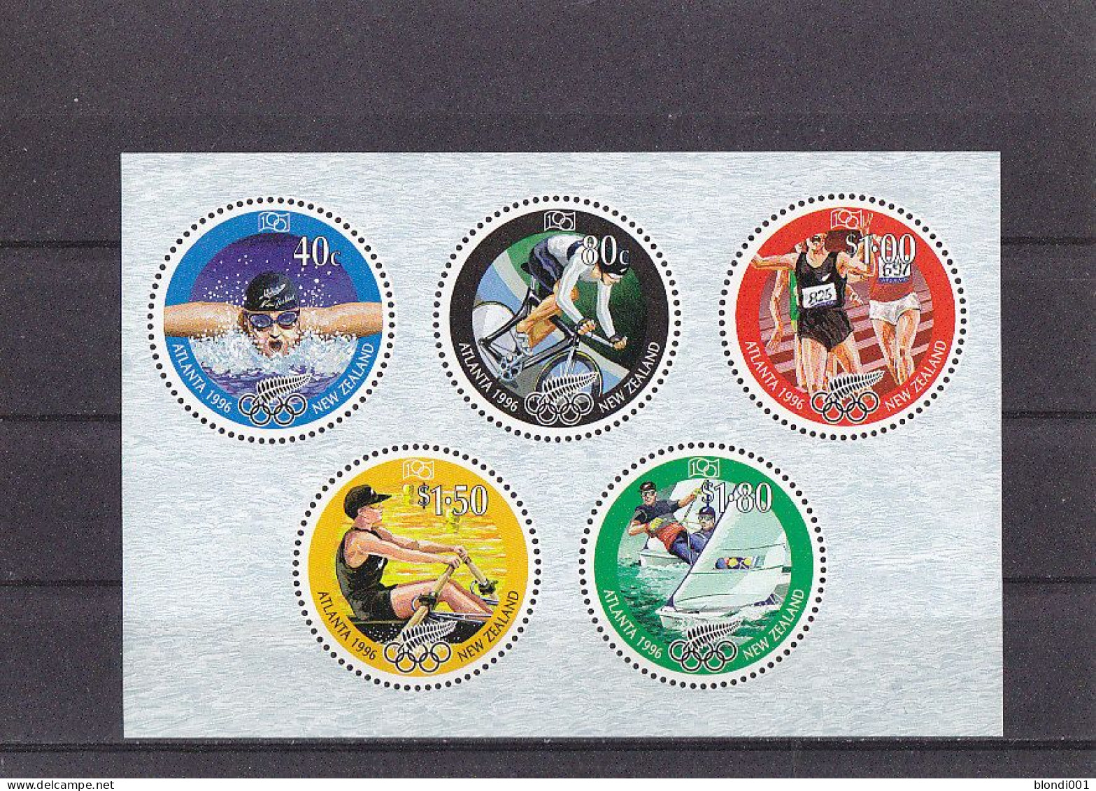 Olympics 1996 - Cycling - NEW ZEALAND - Sheet MNH - Ete 1996: Atlanta