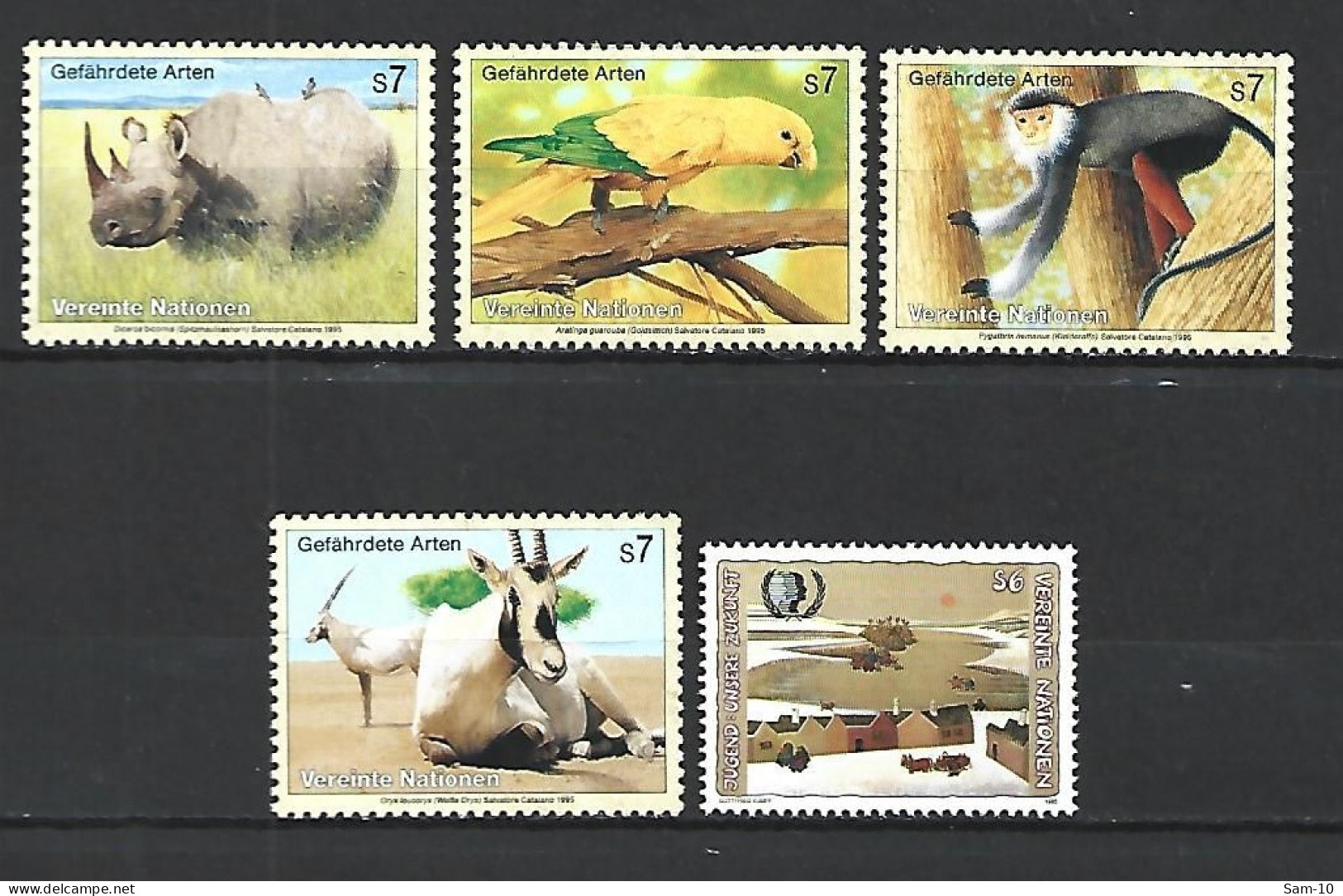 Timbres Nations-Unies Vienne Neuf ** N 200 / 203 + 204 - Neufs
