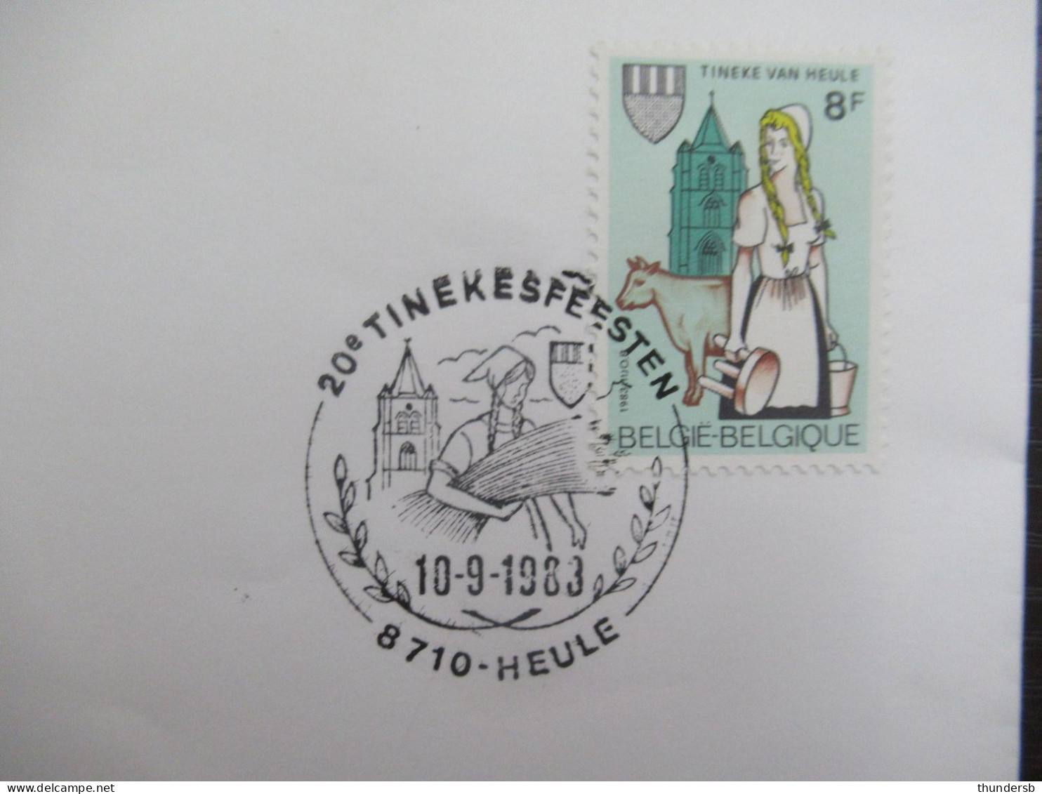 FDC 2084 'F.I.P.P.' En 2100 'Tineke Van Heule' - 1981-1990