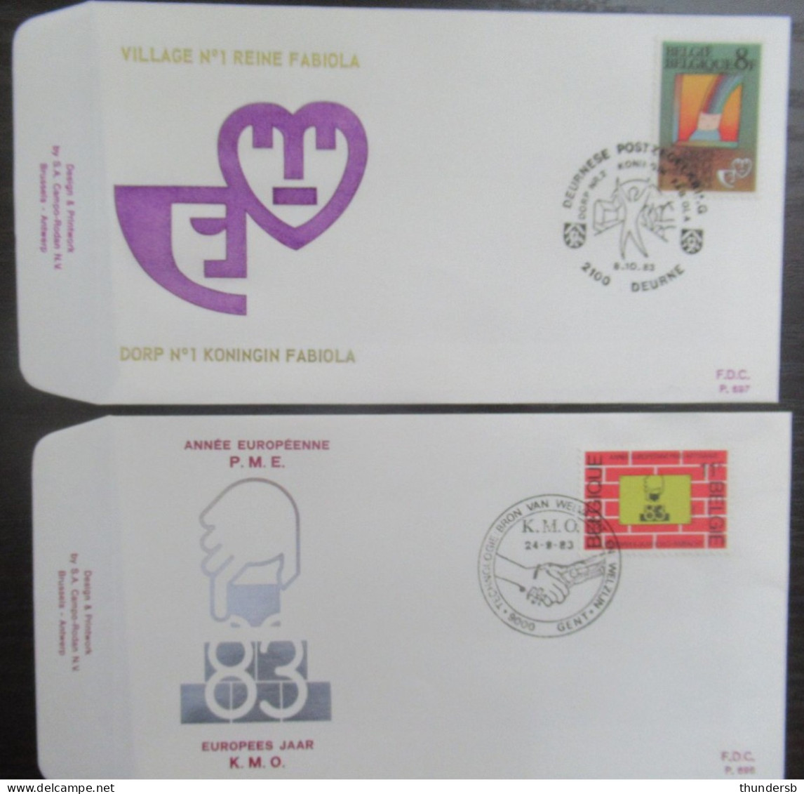 FDC 2101 'KMO's' En 2102 'Jeugdfilatelie' - 1981-1990