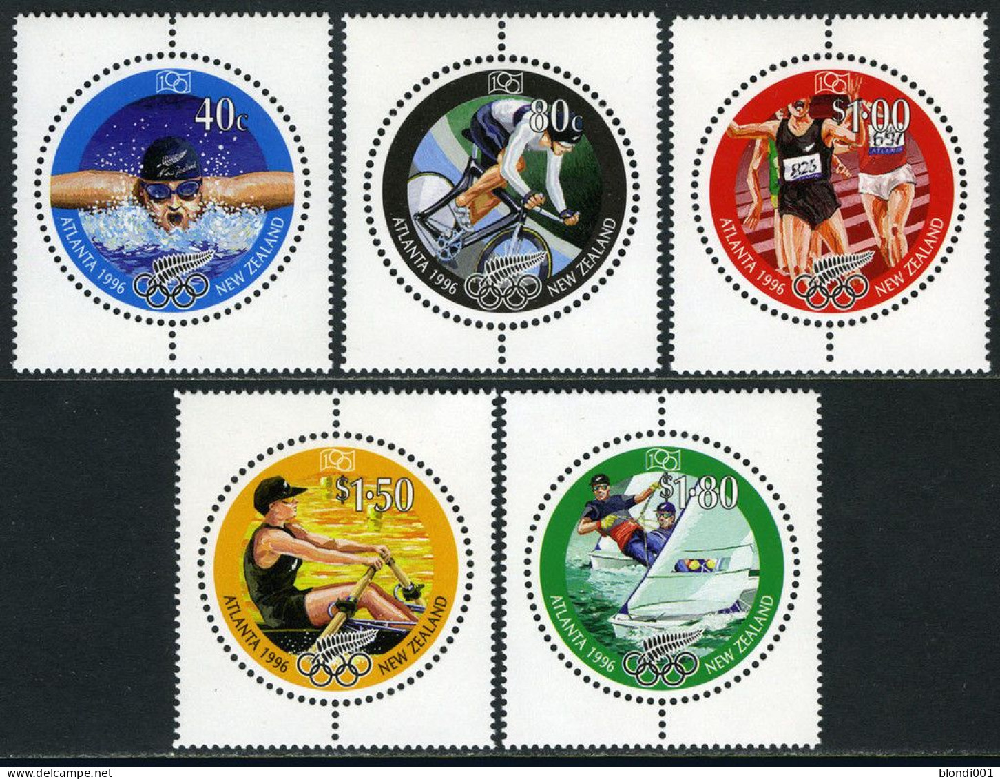 Olympics 1996 - Rowing - NEW ZEALAND - Set MNH - Ete 1996: Atlanta