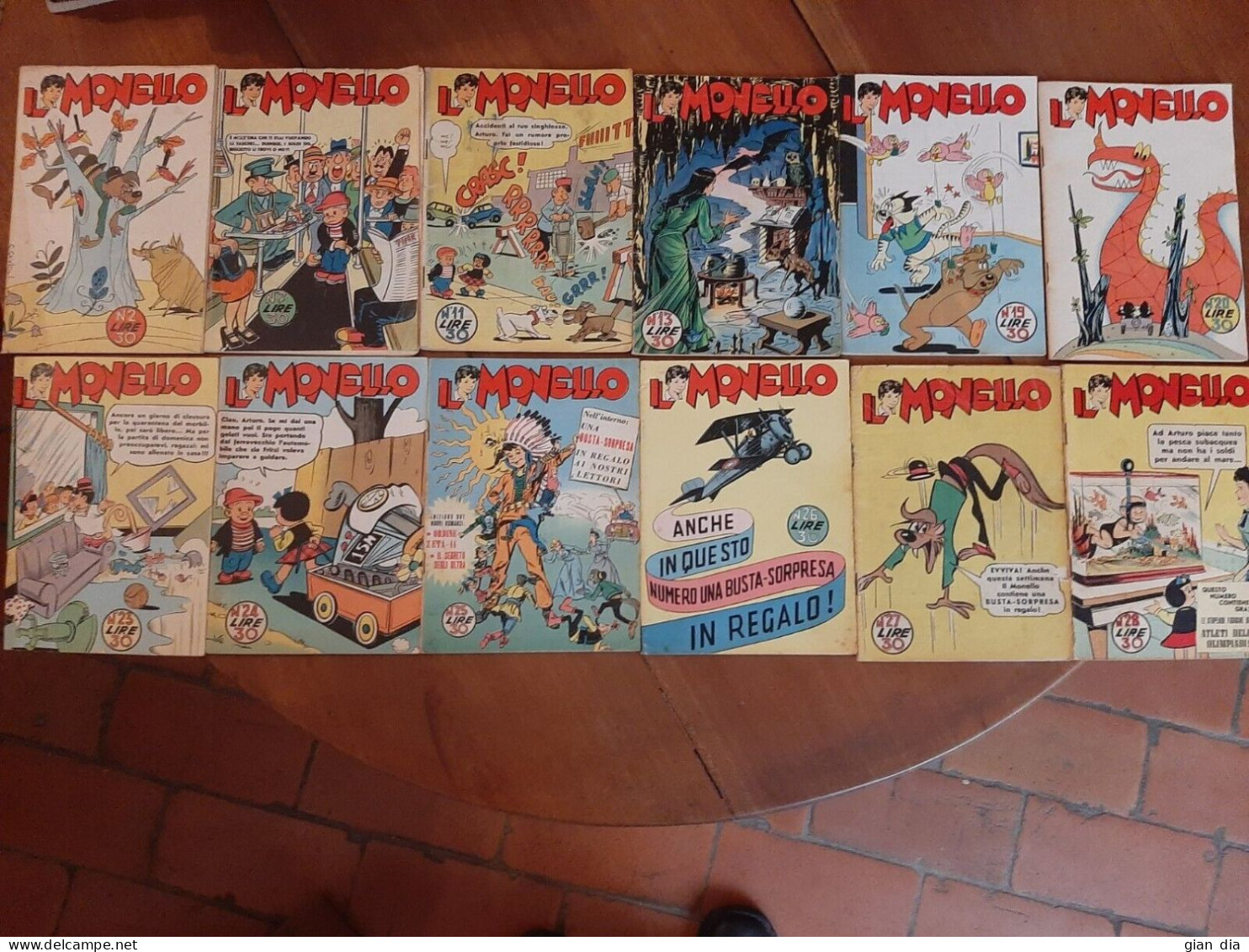 IL MONELLO Ed.Universo. Annata 1960 Lotto Di 22 Numeri. Ottimi. - Primeras Ediciones