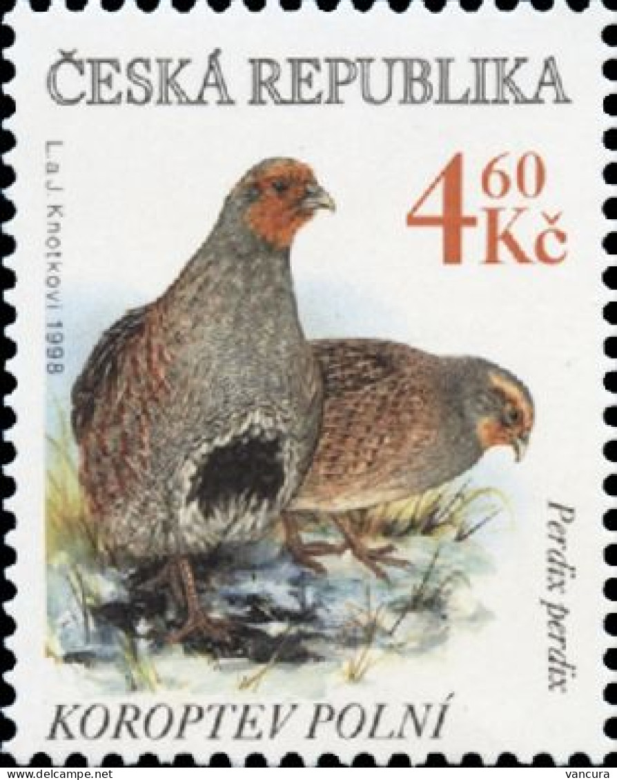 179 Czech Republic Partridge1998 - Hühnervögel & Fasanen