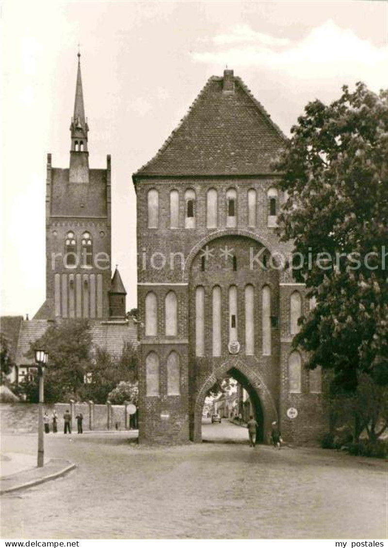 72788581 Anklam Torturm 15. Jhdt. Stadtkirchturm Anklam - Anklam