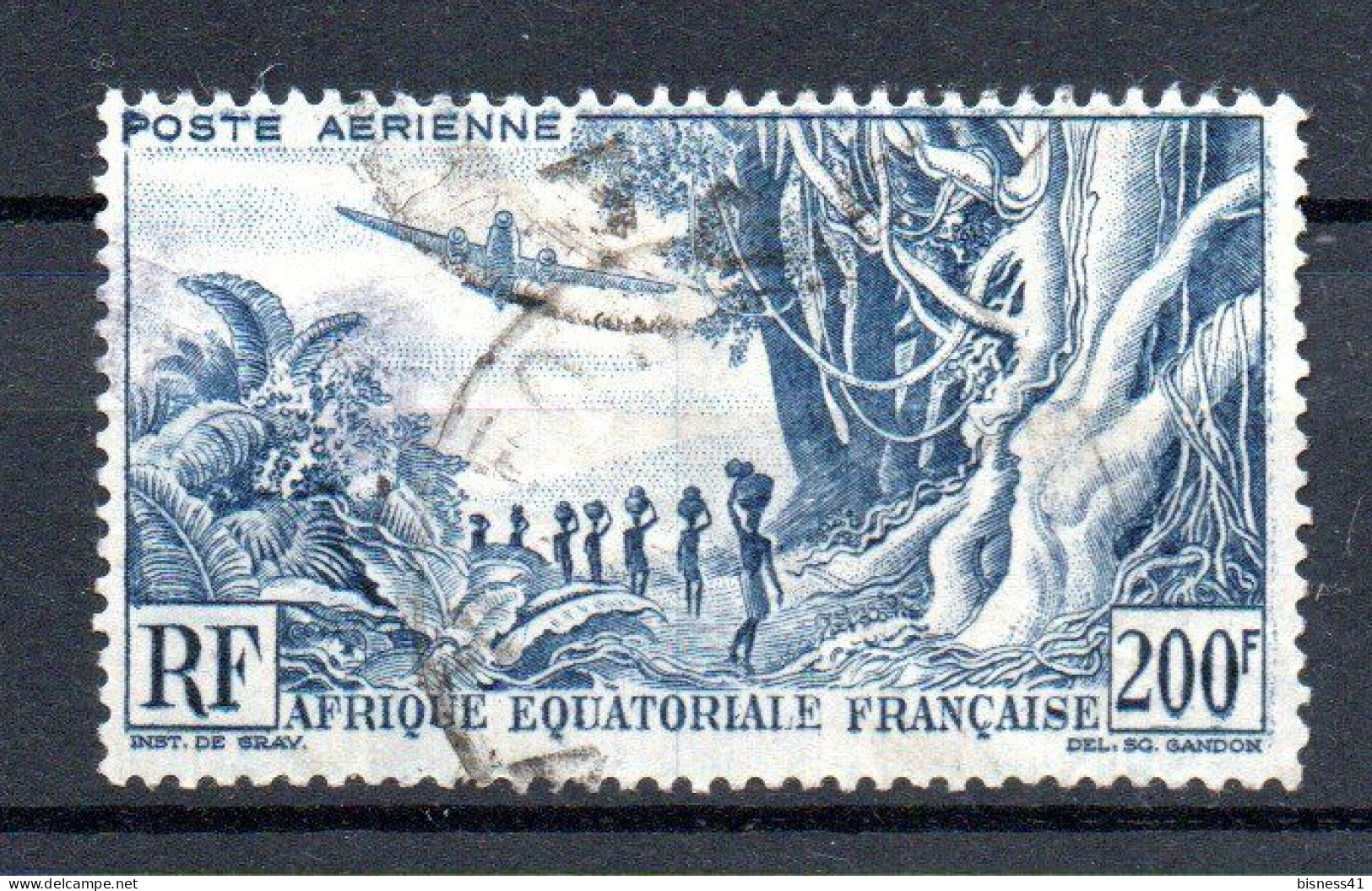 Col41 Colonies AEF Afrique équatoriale PA  N° 52 Oblitéré  Cote 3,00 € - Oblitérés