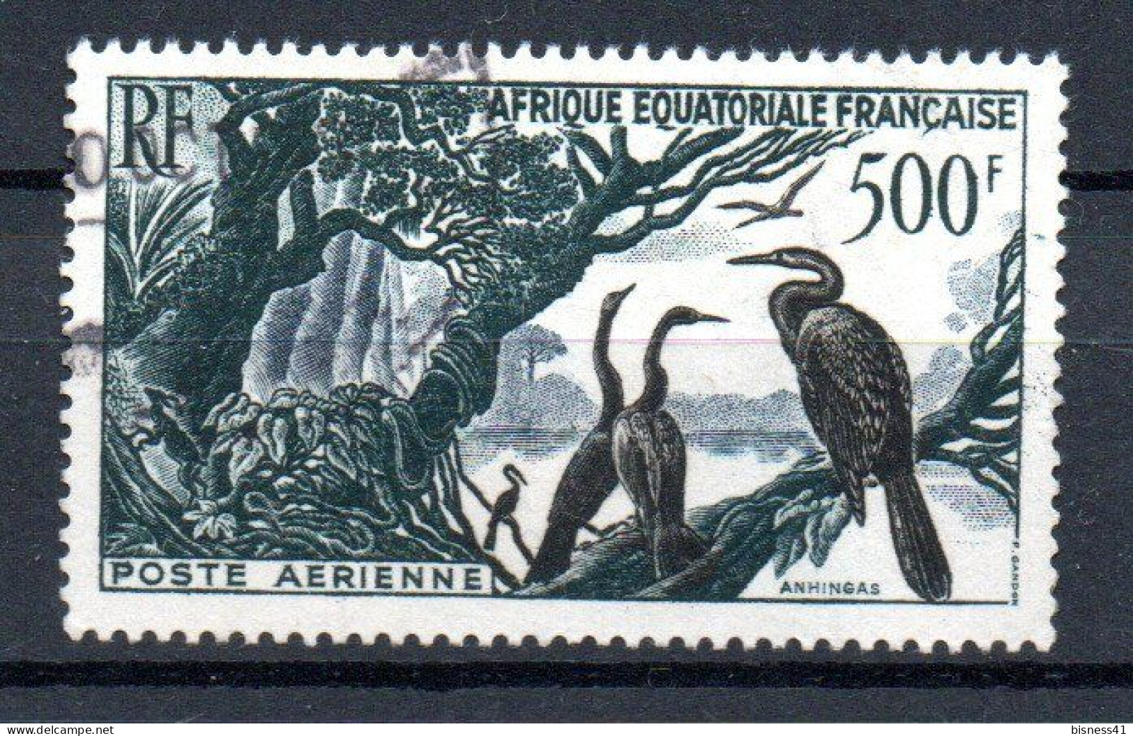 Col41 Colonies AEF Afrique équatoriale PA  N° 53 Oblitéré  Cote 12,00 € - Used Stamps