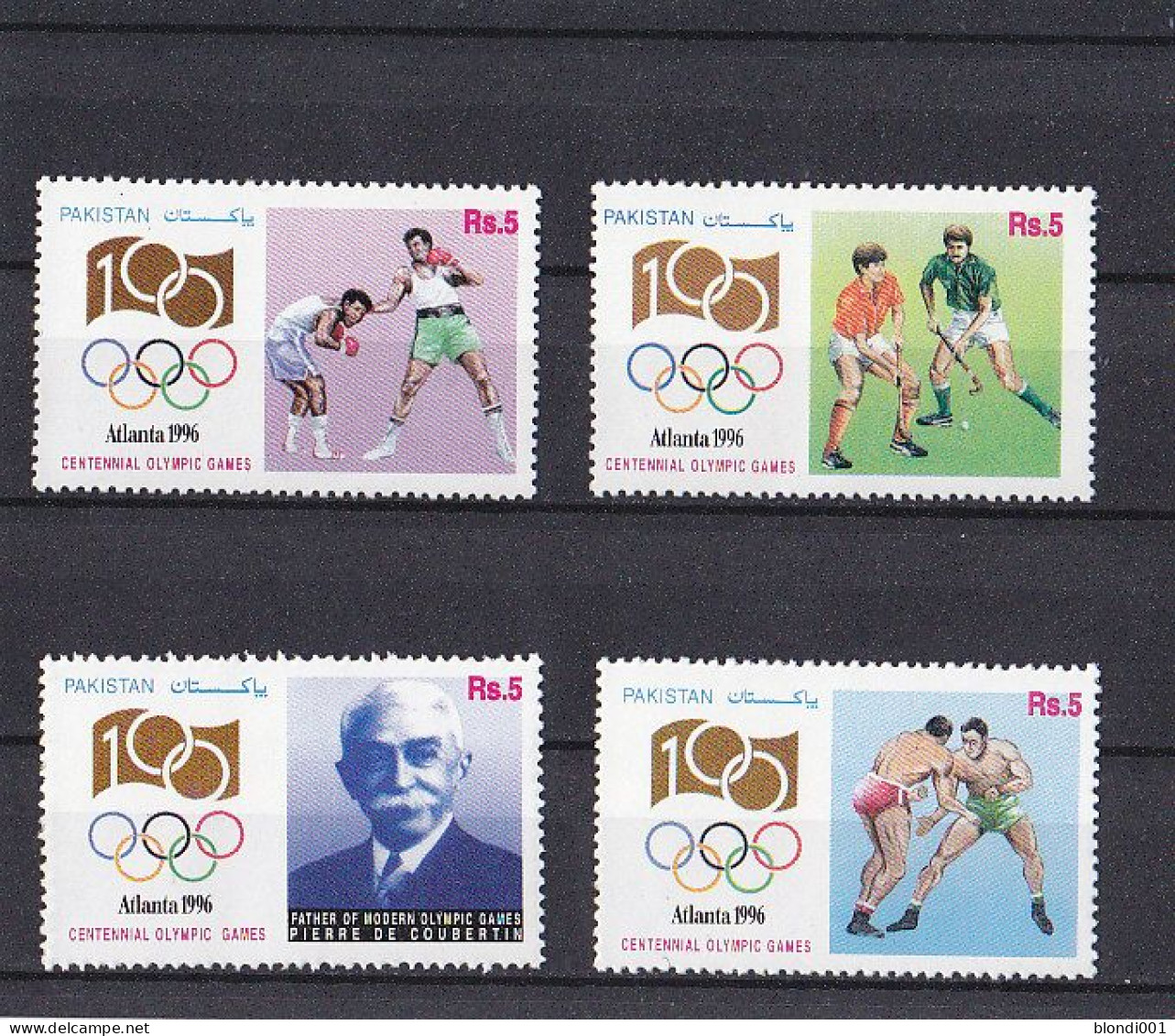 Olympics 1996 - Boxing - PAKISTAN - Set MNH - Summer 1996: Atlanta