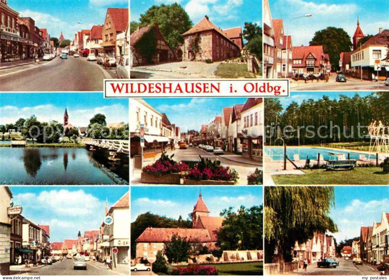 72787344 Wildeshausen Orts Und Teilansichten Kirche Schwimmbad Wildeshausen - Wildeshausen