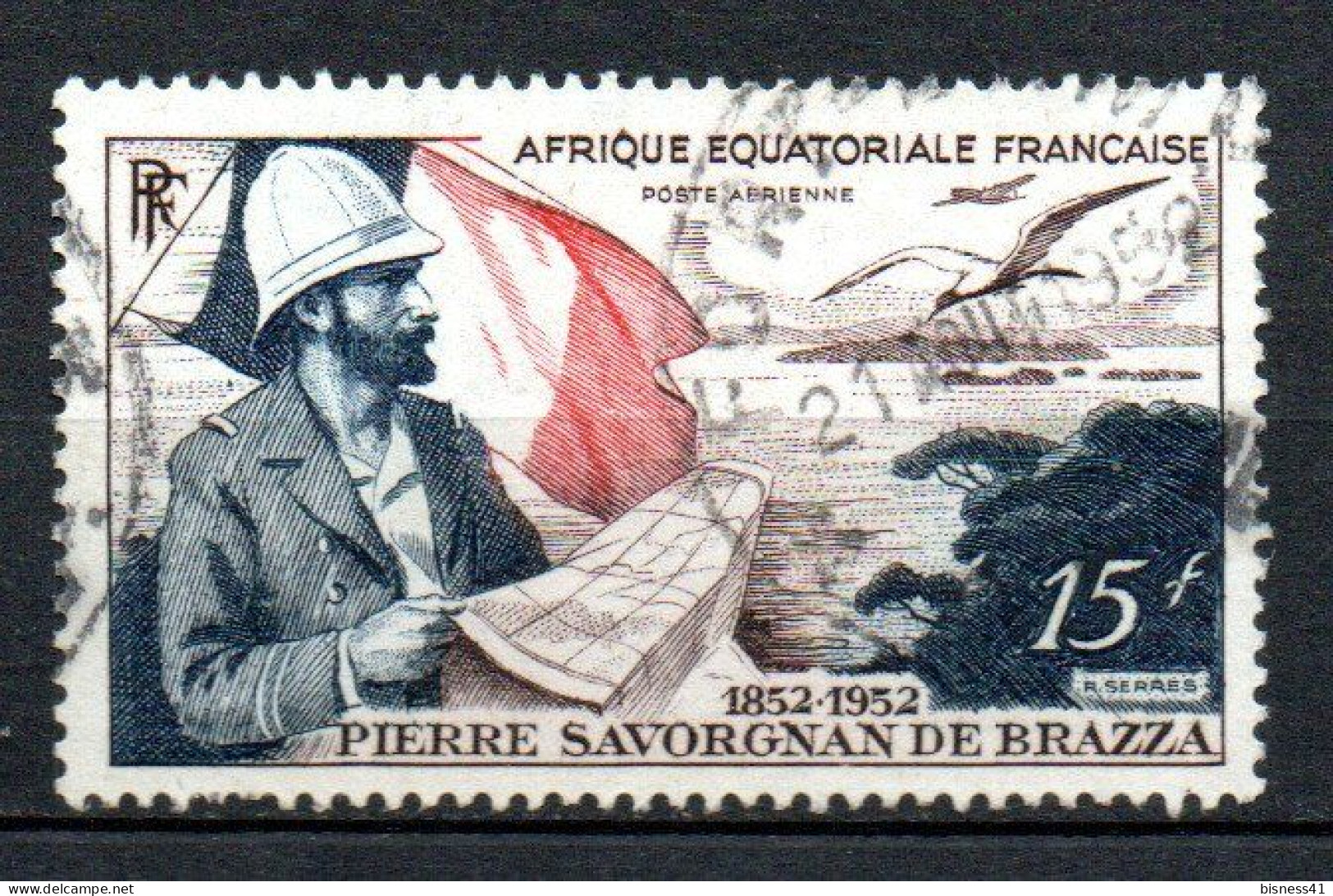 Col41 Colonies AEF Afrique équatoriale PA  N° 55 Oblitéré  Cote 1,50 € - Gebraucht