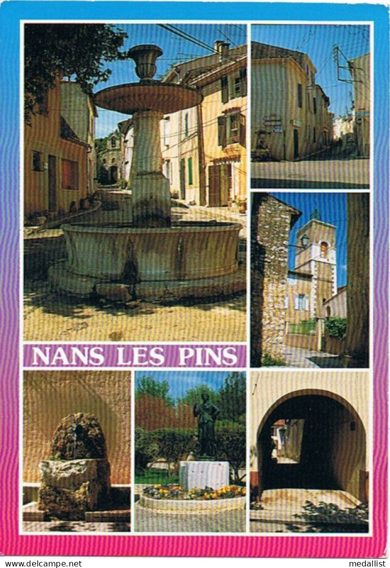 CPM..83..NANS LES PINS..MULTIVUE - Nans-les-Pins