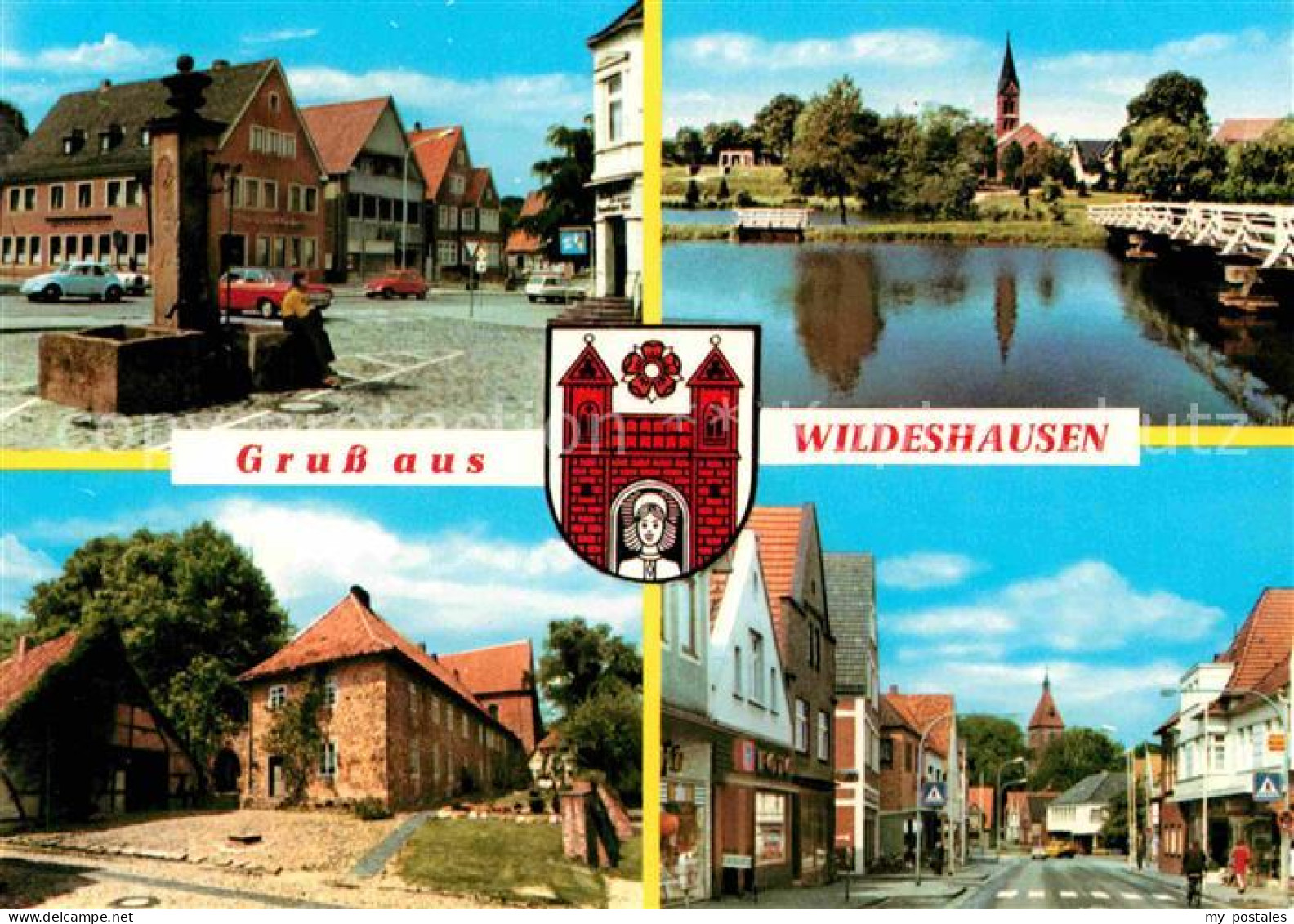 72787342 Wildeshausen Markt Brunnen Bruecke Dorfmotive Wildeshausen - Wildeshausen