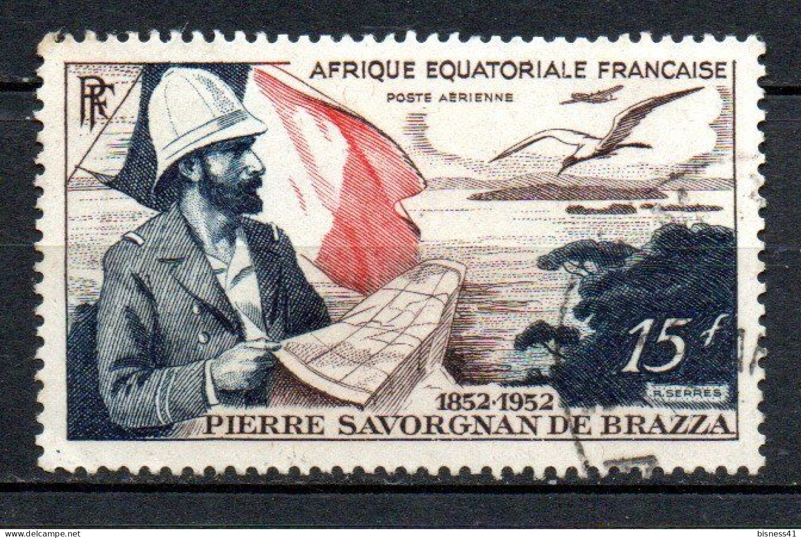 Col41 Colonies AEF Afrique équatoriale PA  N° 55 Oblitéré  Cote 1,50 € - Usados