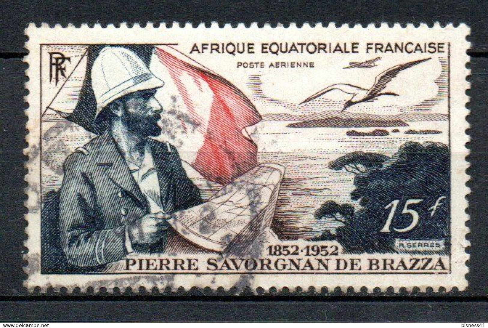 Col41 Colonies AEF Afrique équatoriale PA  N° 55 Oblitéré  Cote 1,50 € - Gebruikt