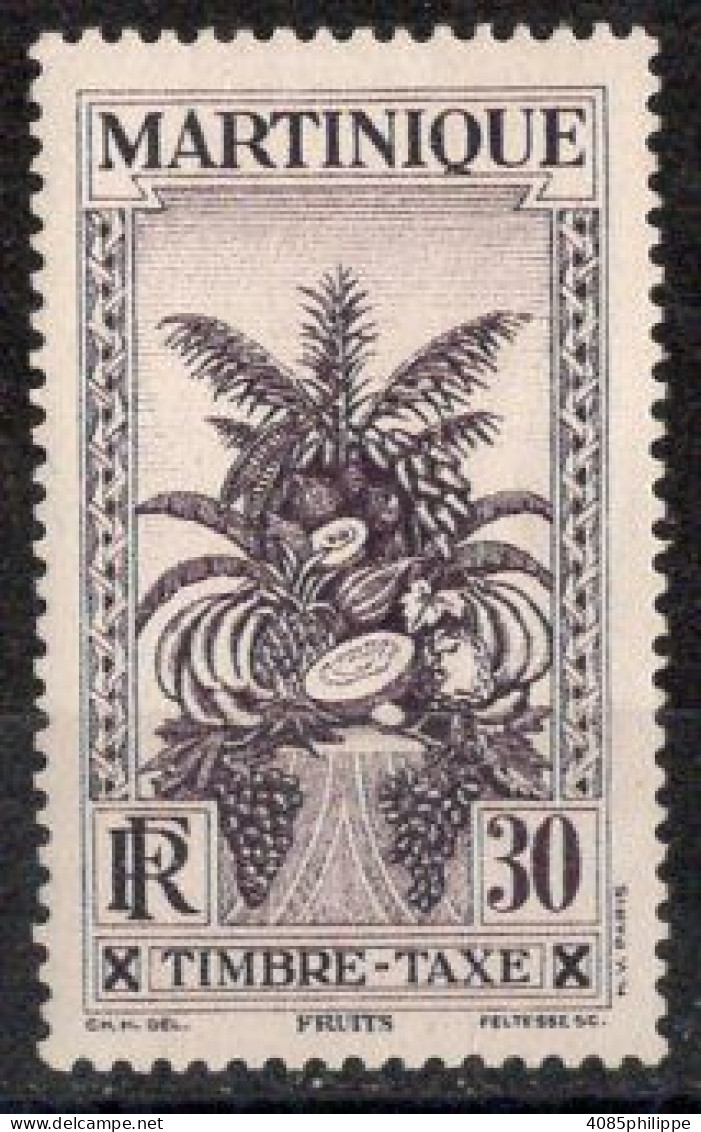 Martinique Timbre-Taxe 16** Neuf Sans Charnières TB  Cote : 3€00 - Strafport