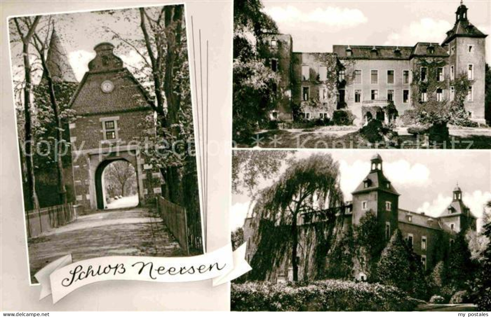 72786904 Neersen Niederrhein Schloss Torbogen Neersen Niederrhein - Willich