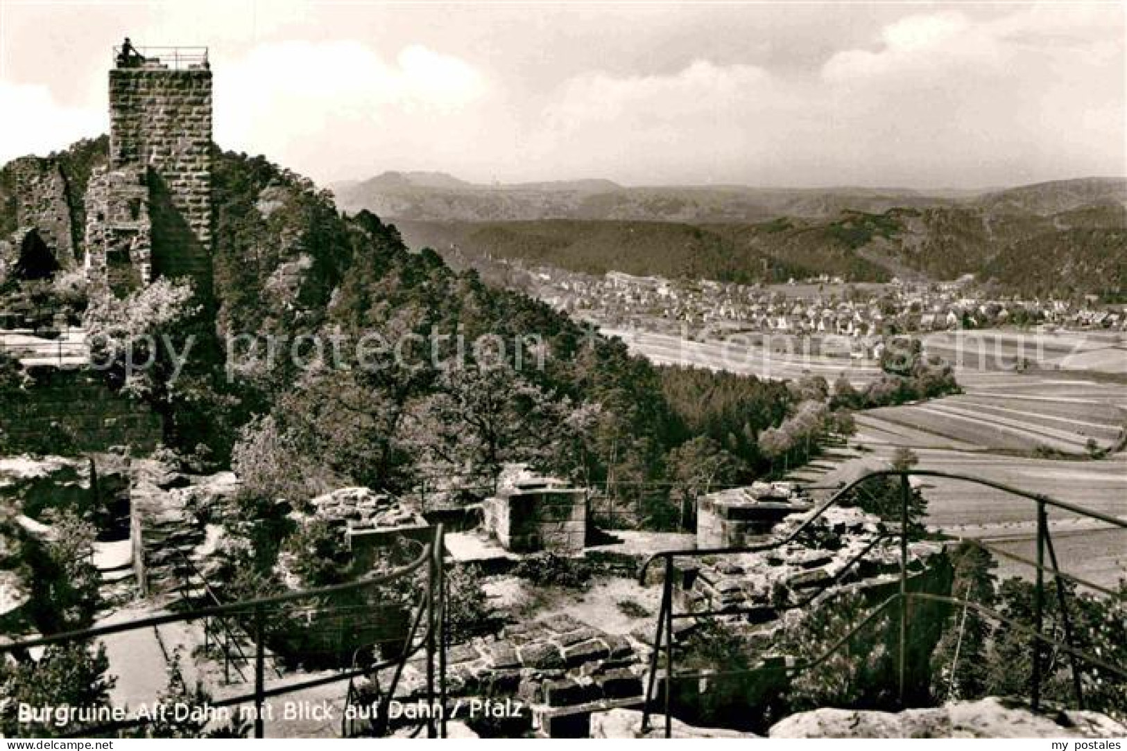 72786822 Alt Dahn Panorama Blick Von Der Burgruine Alt Dahn - Dahn