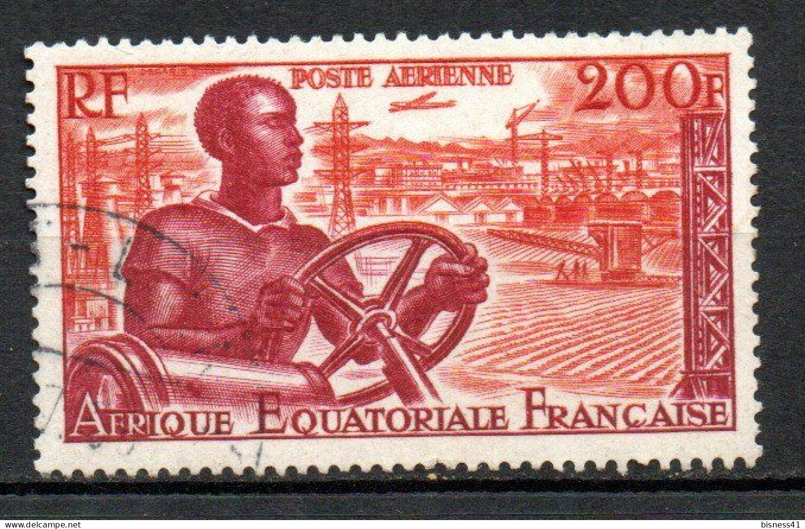 Col41 Colonies AEF Afrique équatoriale PA  N° 60 Oblitéré Cote 4,00 € - Usados