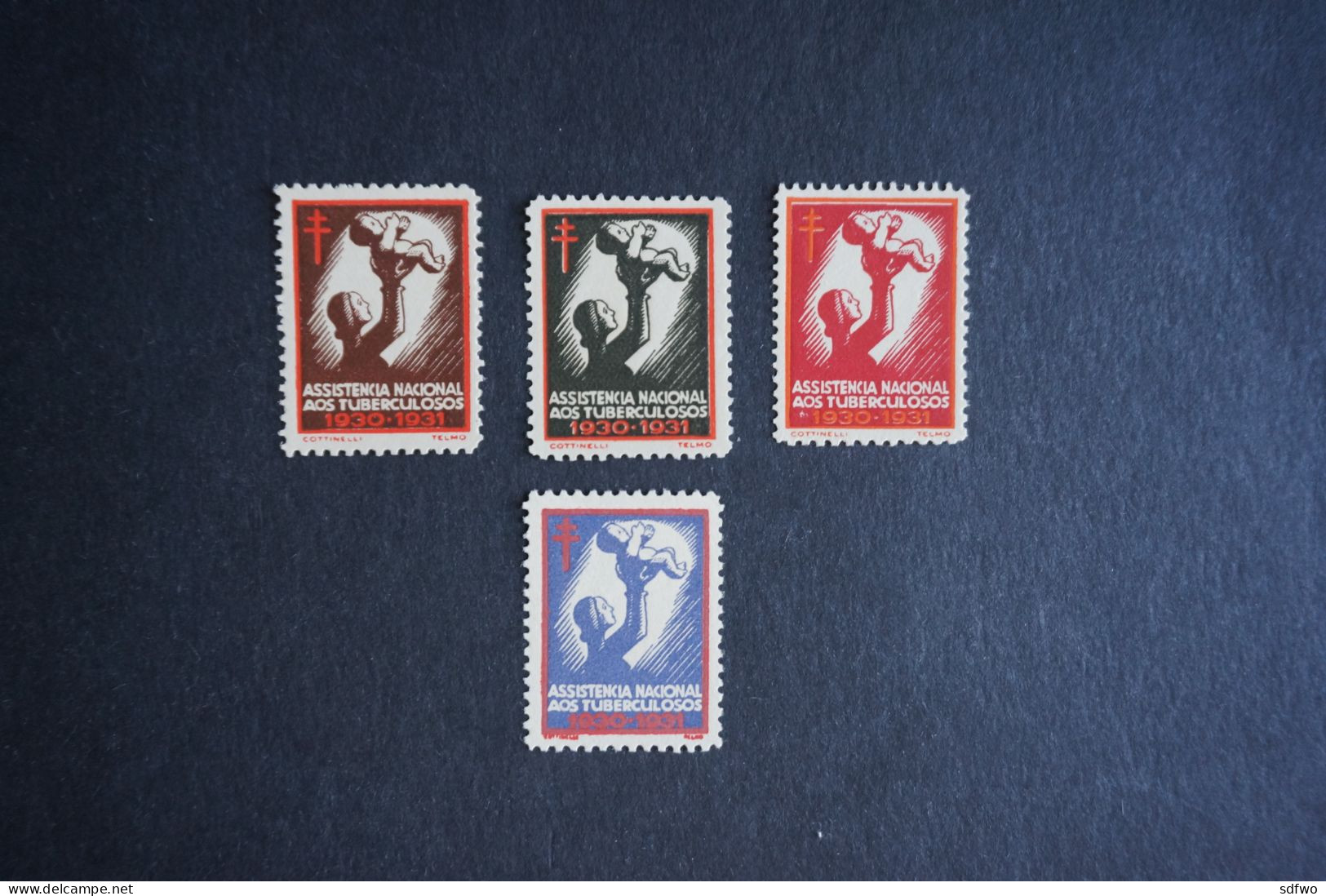 (T2) Portugal 1930/1931 - National Assistance For Tuberculosis Patients X 4 - MNH - Neufs