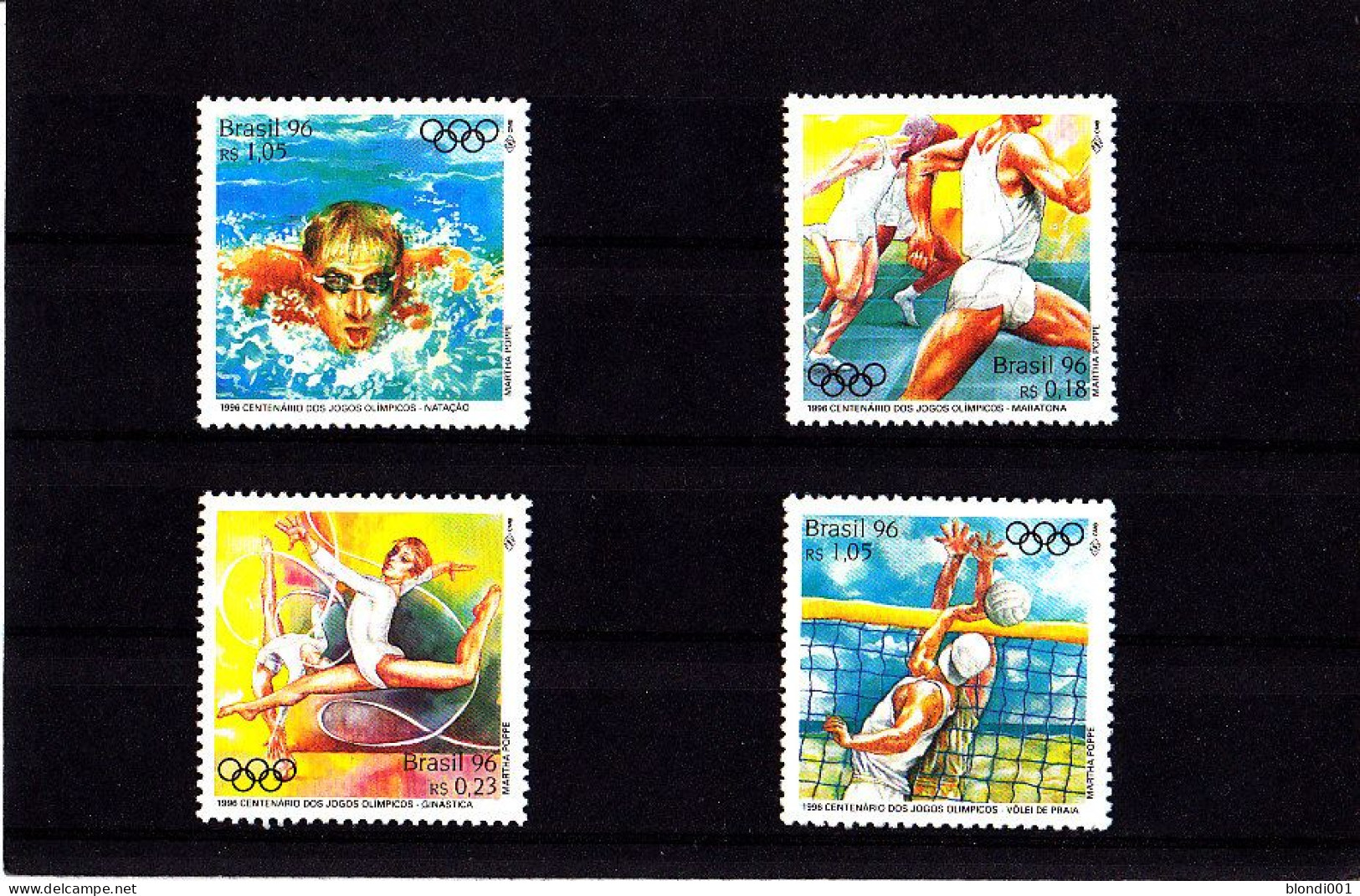 Olympics 1996 - Volleyball - BRAZIL - Set MNH - Zomer 1996: Atlanta