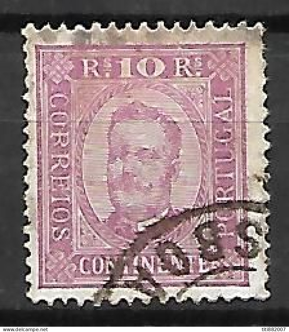 PORTUGAL.  -   1892.   Y&T N°67 Oblitéré. - Used Stamps