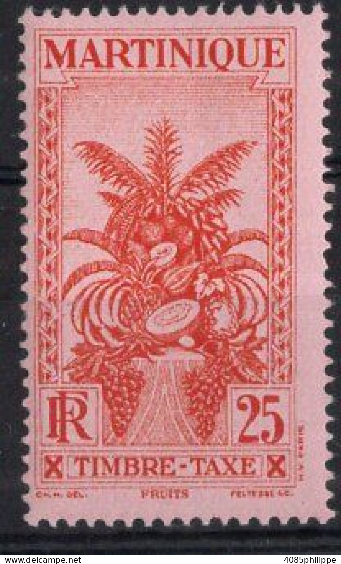 Martinique Timbre-Taxe 15** Neuf Sans Charnières TB  Cote : 3€50 - Strafport