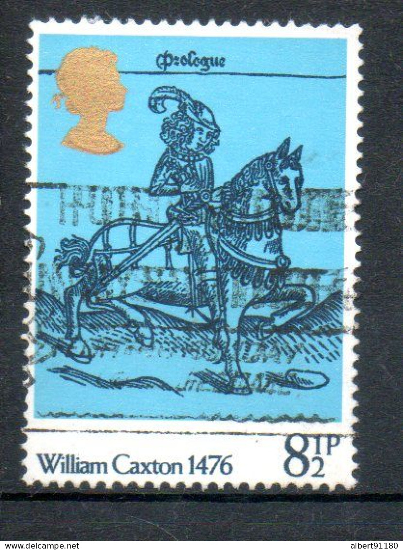 GRANDE-BRETAGNE Impression Typographique De William  Caxton 1976 N°803 - Used Stamps