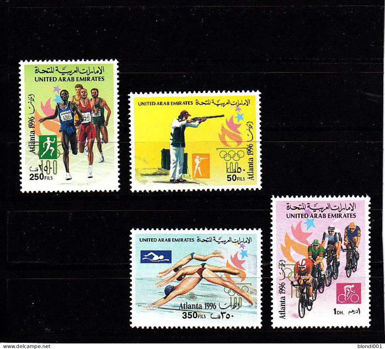 Olympics 1996 - Cycling - EMIRATES - Set MNH - Summer 1996: Atlanta