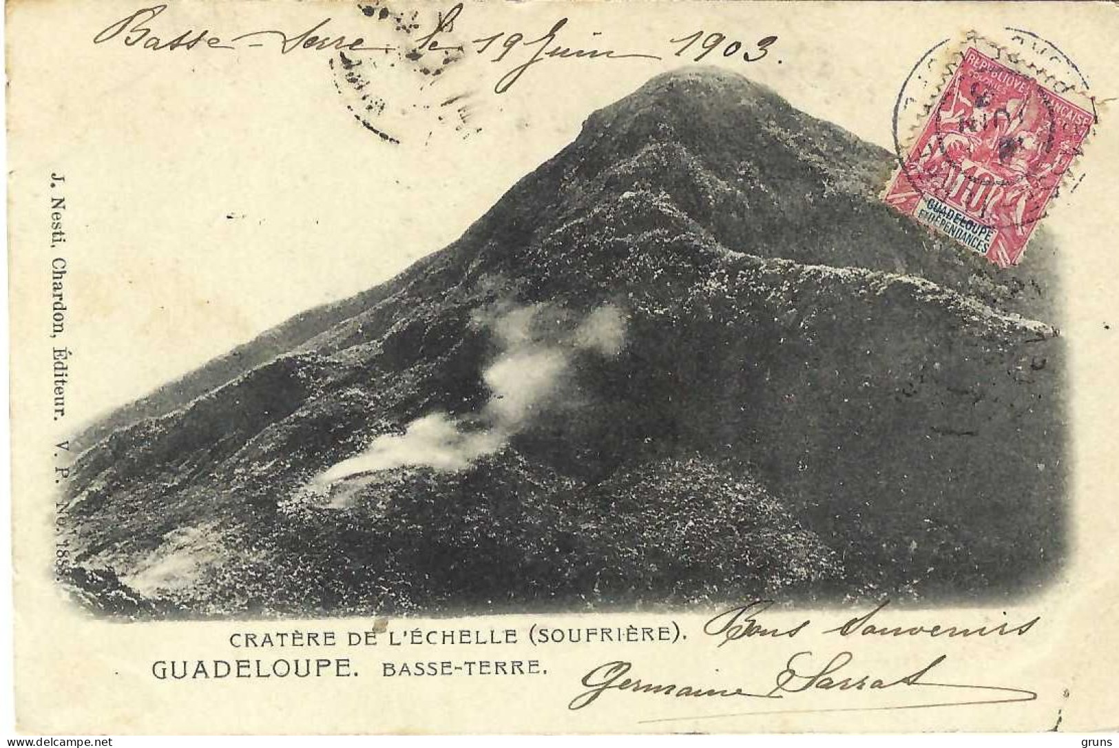 Guadeloupe Basse Terre Cratère De L'échelle (Soufrière) - Basse Terre