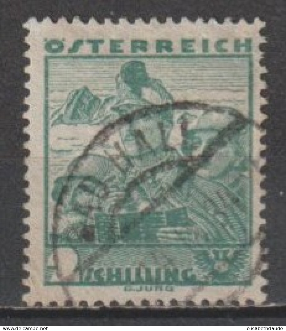 AUTRICHE - 1934 - RARE YVERT N° 458a OBLITERE  - COTE = 100 EUR. - - Usados